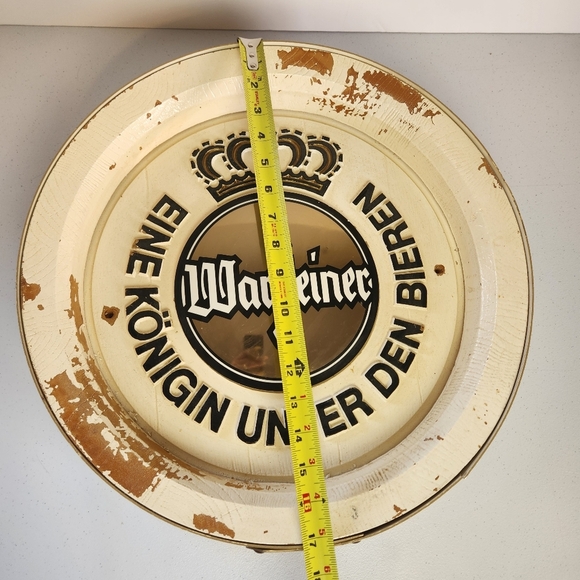 Warsteiner German Beer Barrel End Advertising Wall Sign Breweriana Man Cave - Picture 6 of 9